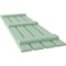Ekena Millwork Americraft 4-Board, 3 Batten Exterior Real Wood Spaced Board-n-Batten Shutters, ARW401SB415X77SGH, PR ARW401SB415X77SGH - alternate 2